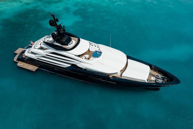 a boat on the water aboard RESILIENCE Yacht for Charter