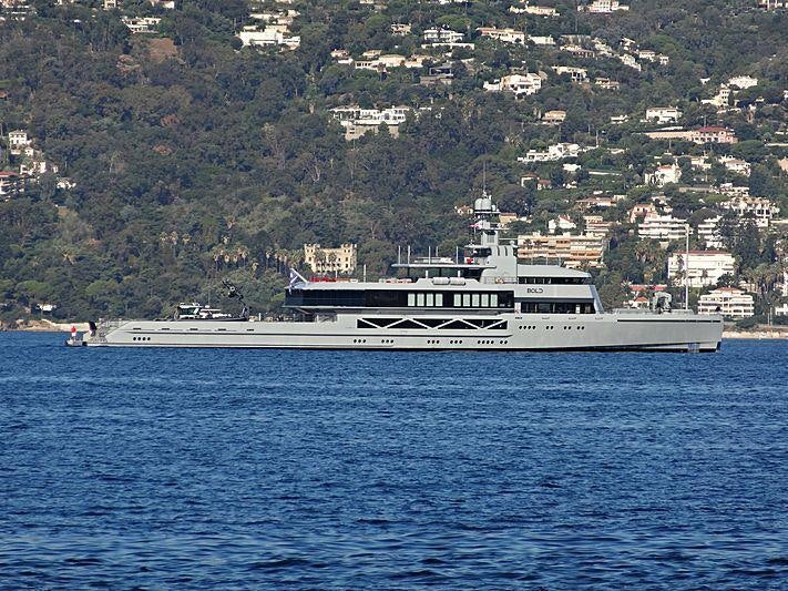 a ship on the water aboard BOLD Yacht for Sale