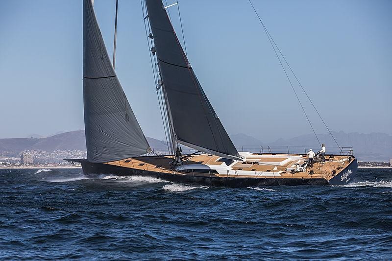 a sailboat on the water aboard KIWAYU Yacht for Charter