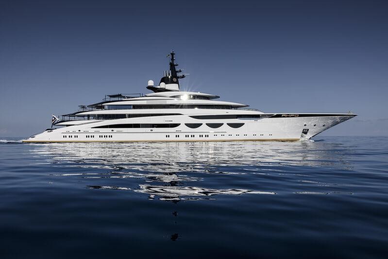 a ship in the water aboard AHPO Yacht for Charter
