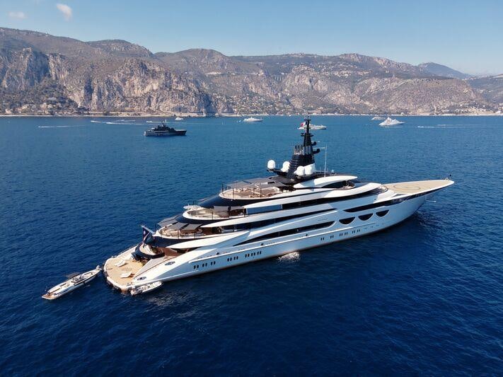a ship in the water aboard AHPO Yacht for Charter