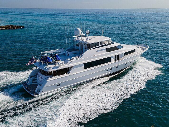 a boat on the water aboard UNWINED Yacht for Charter