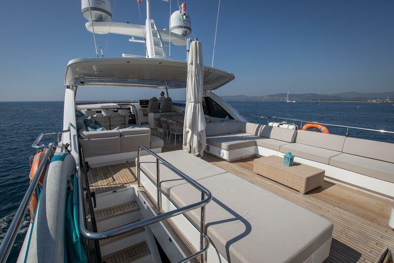 a boat on the water aboard KOHUBA Yacht for Charter