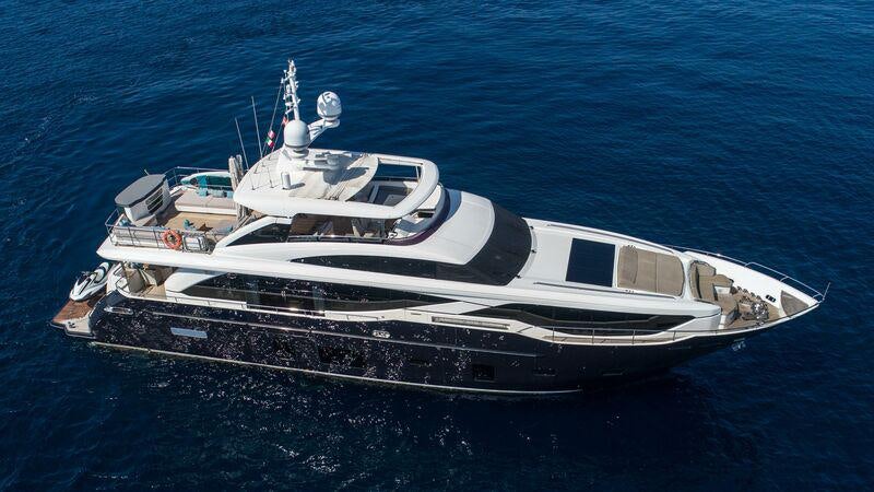 a boat in the water aboard KOHUBA Yacht for Charter