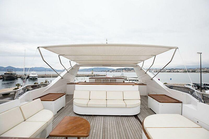 a boat on the water aboard OVAL Yacht for Charter