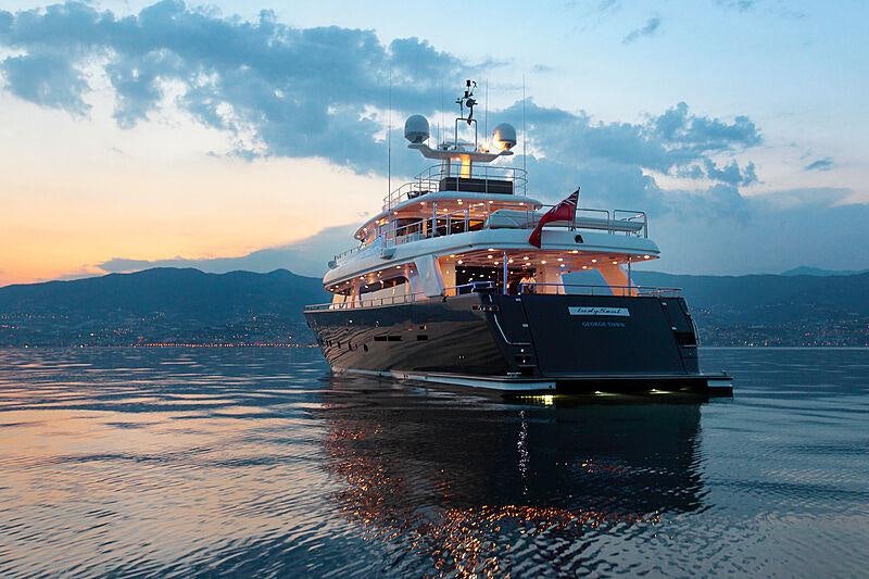 a boat on the water aboard LADY SOUL Yacht for Charter