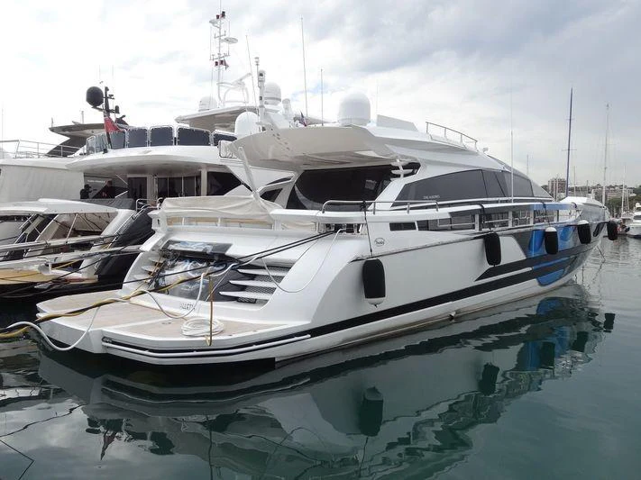 a couple of boats docked aboard ASTRO Yacht for Charter