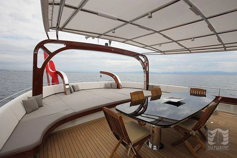 a boat on the water aboard VAY Yacht for Charter