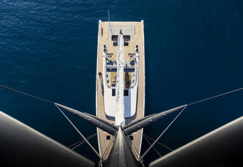 a close-up of a tower aboard CEFEA Yacht for Charter