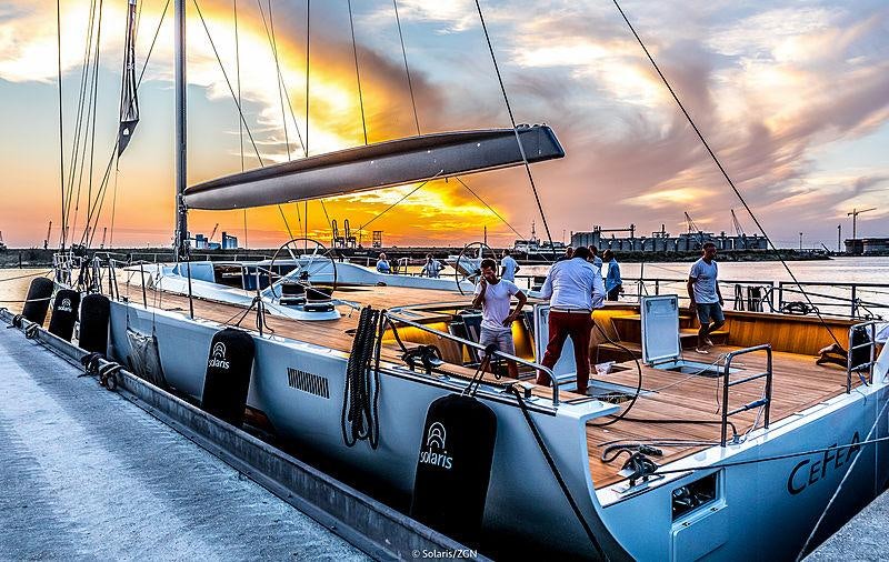 a boat with people on it aboard CEFEA Yacht for Charter