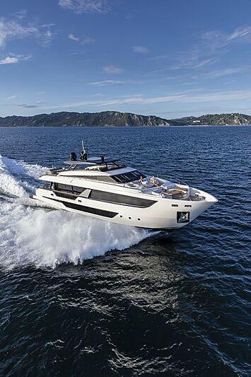 a boat on the water aboard EPIC Yacht for Charter