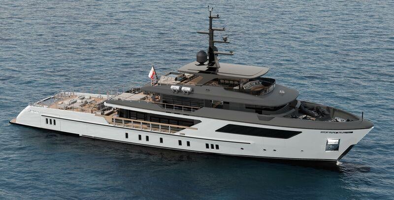 a large white ship in the water aboard PARA BELLUM Yacht for Charter