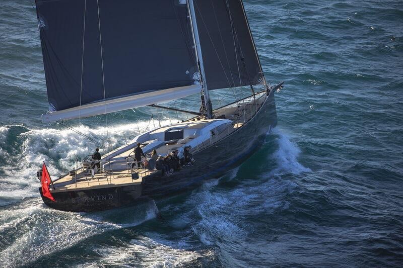 a boat with people on it aboard SORVIND Yacht for Charter