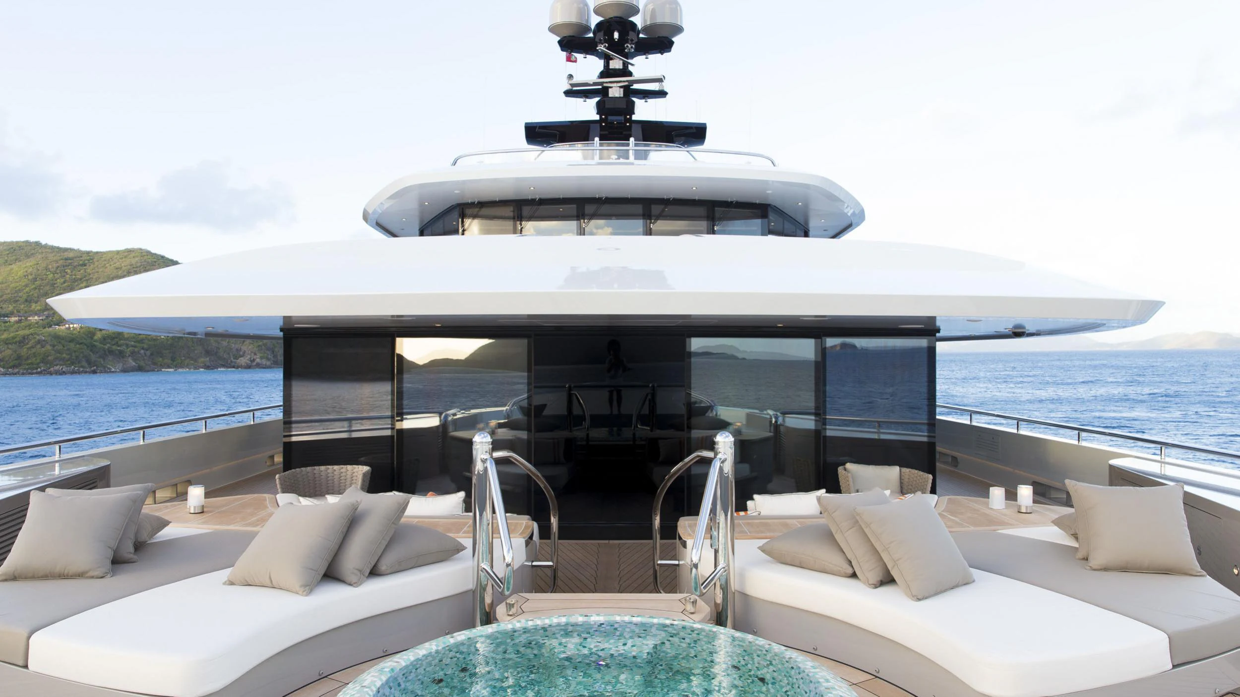 a boat on a boat aboard WHISPER Yacht for Charter