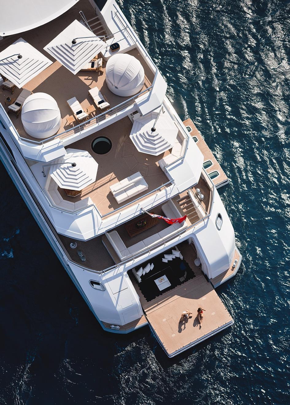 a boat on the water aboard ALMAX Yacht for Charter