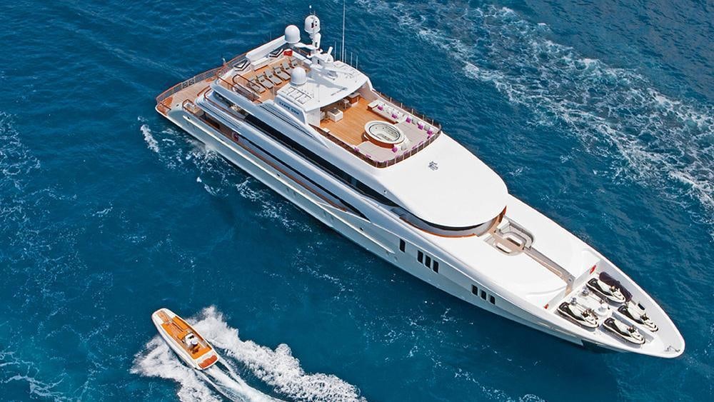 a ship on the water aboard CARPE DIEM Yacht for Charter