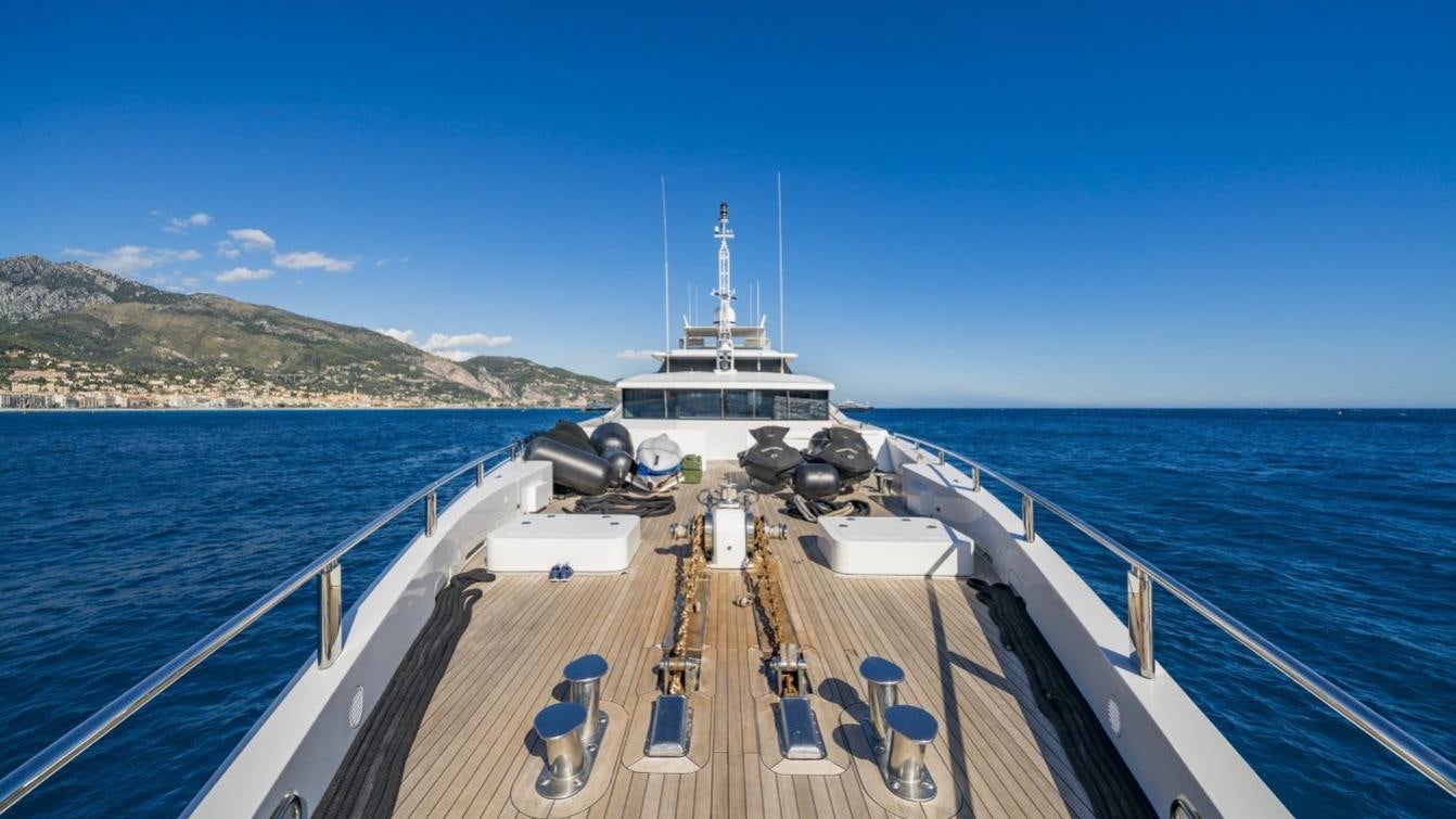a boat on a body of water aboard OCEANA I Yacht for Charter