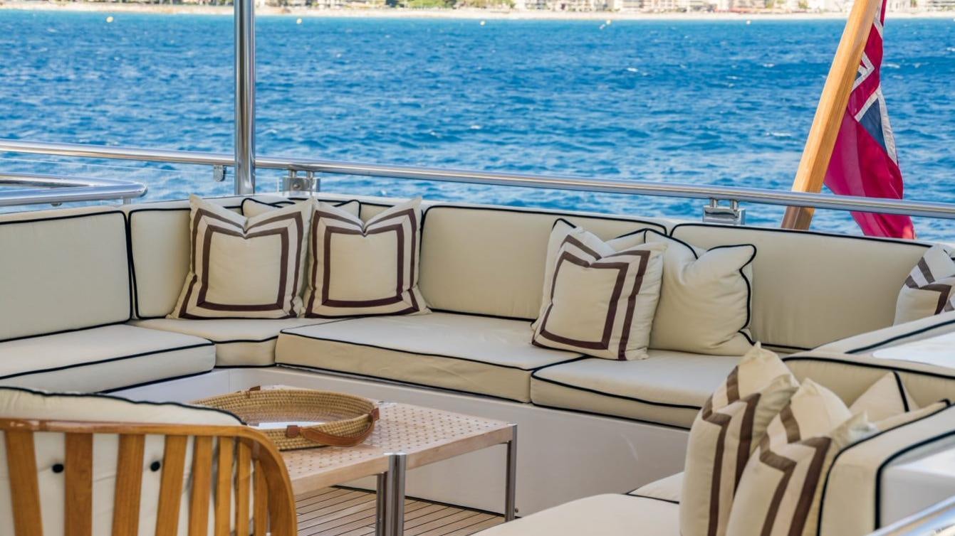 a boat on the water aboard OCEANA I Yacht for Charter