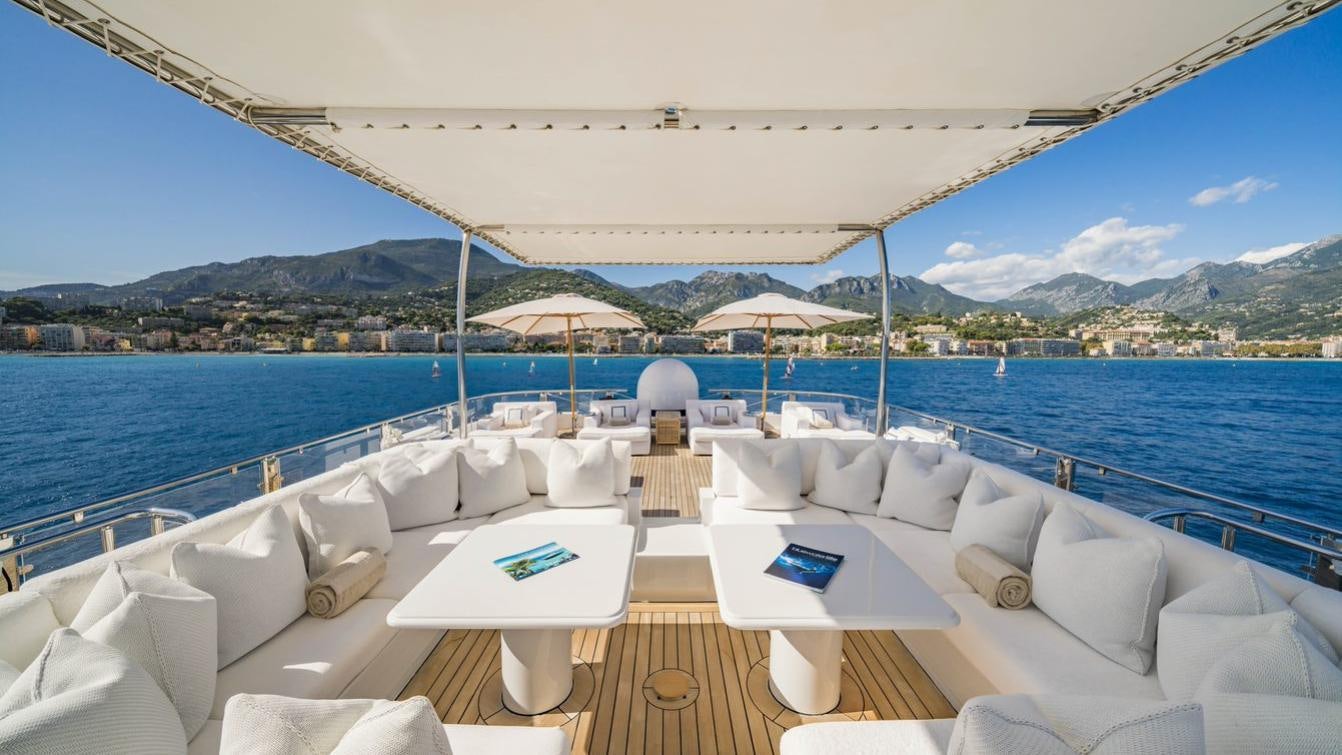 a boat on the water aboard OCEANA I Yacht for Charter