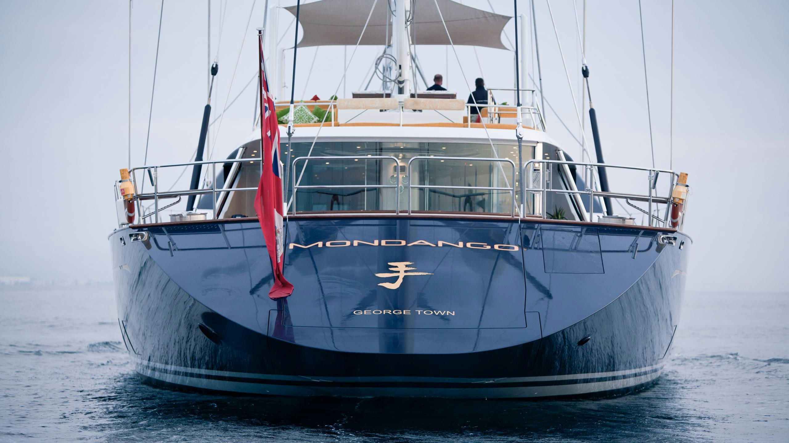 a boat on the water aboard Q Yacht for Charter