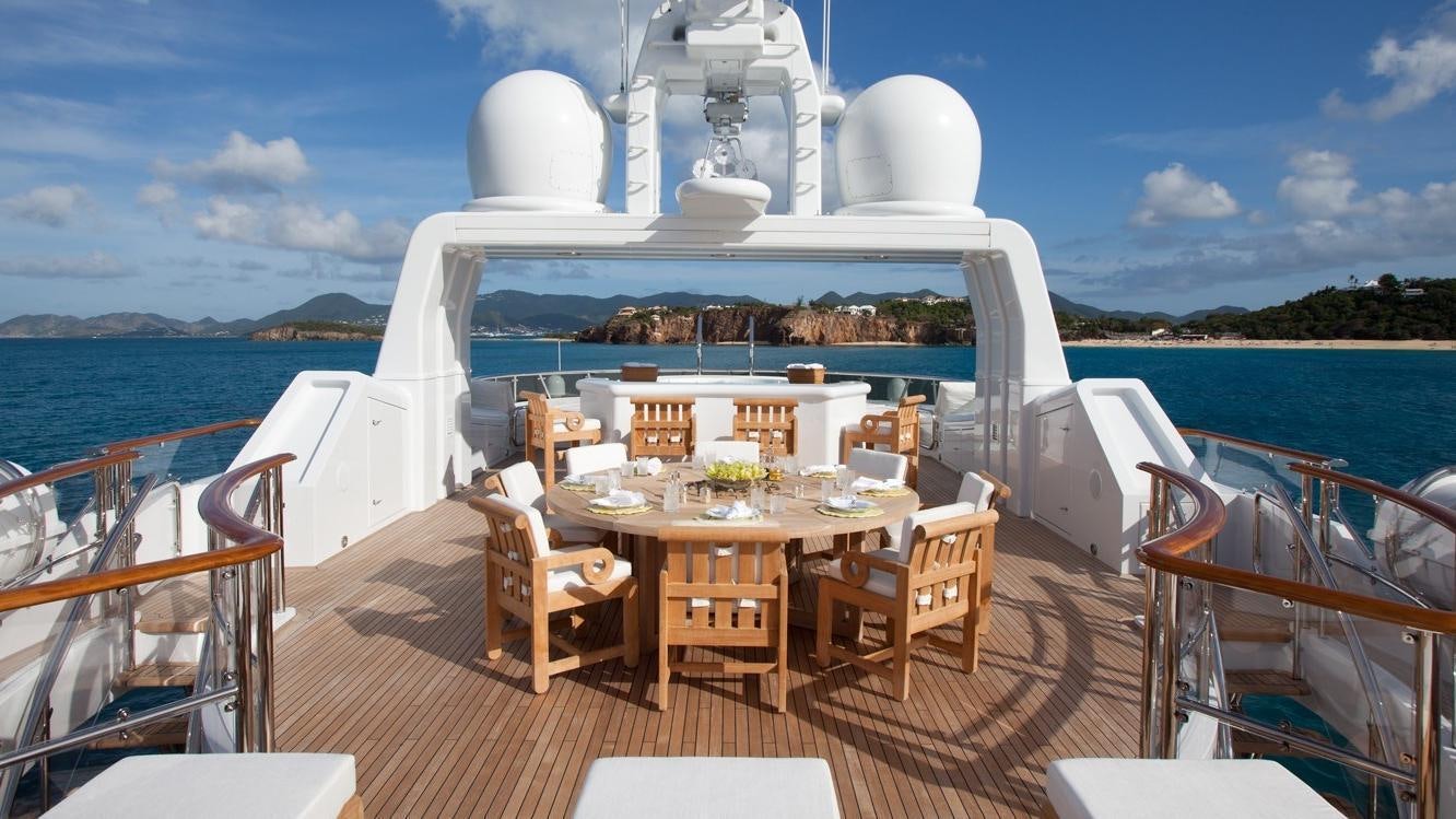 a boat on the water aboard FRIENDSHIP Yacht for Charter