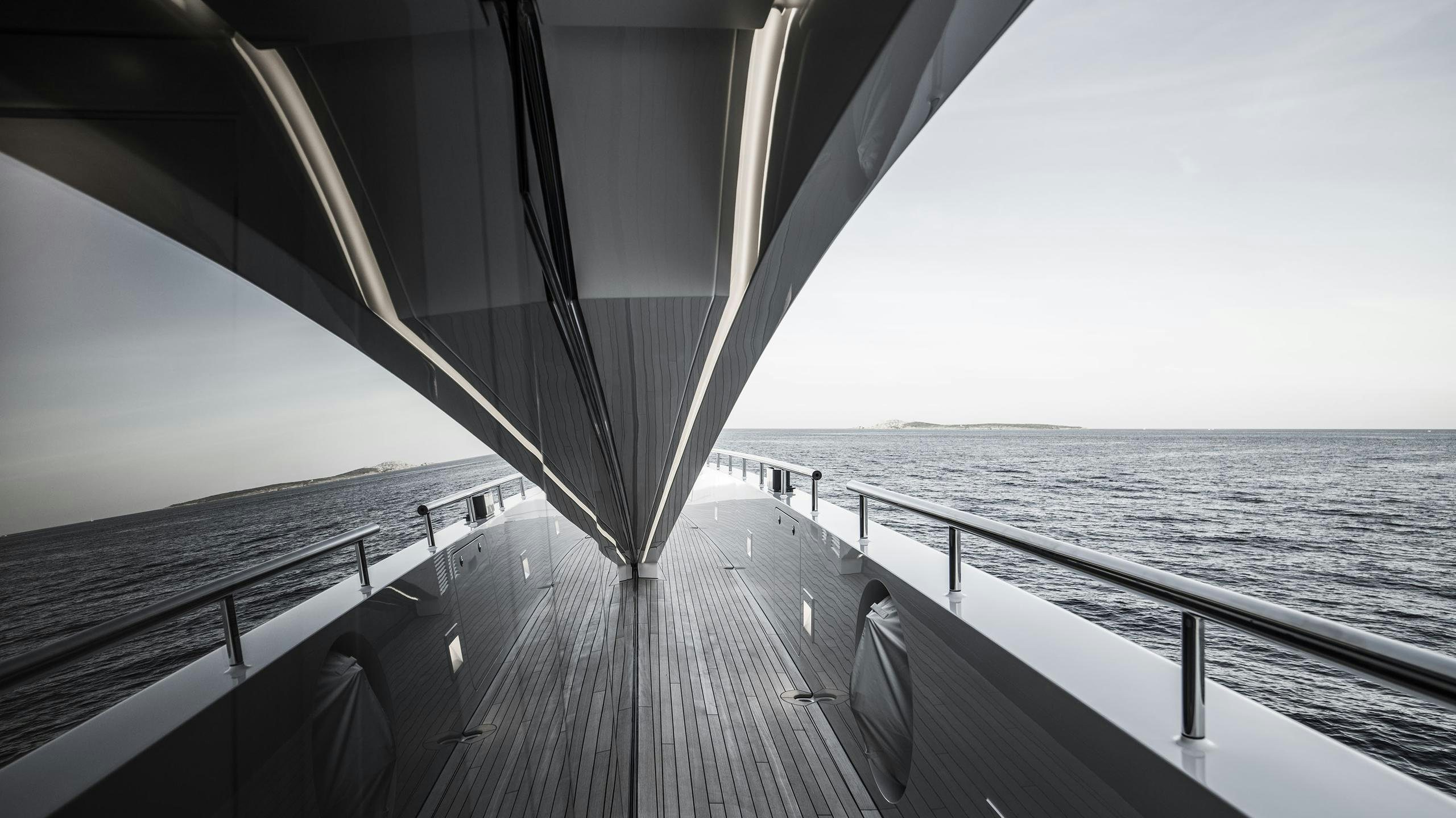 a boat on the water aboard IRISHA Yacht for Charter