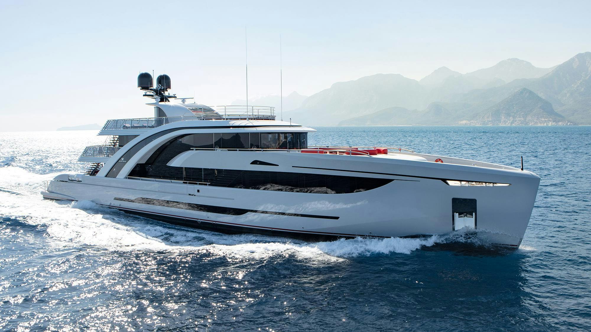 a boat on the water aboard EUPHORIA II Yacht for Charter