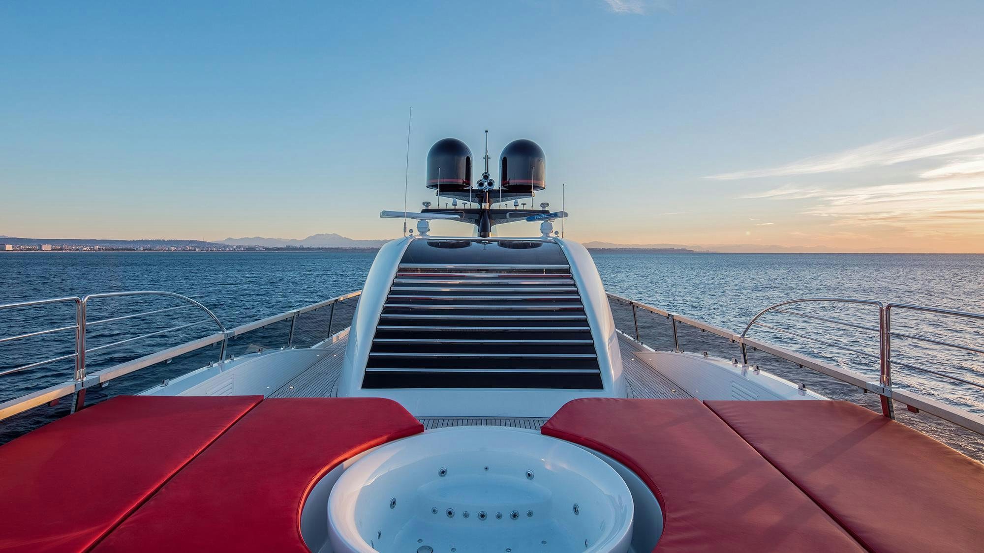 a boat on the water aboard EUPHORIA II Yacht for Charter