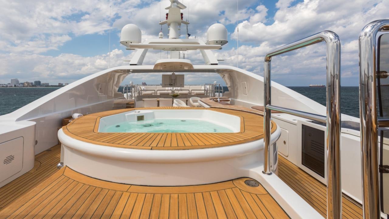 a boat on a body of water aboard BARENTS Yacht for Charter