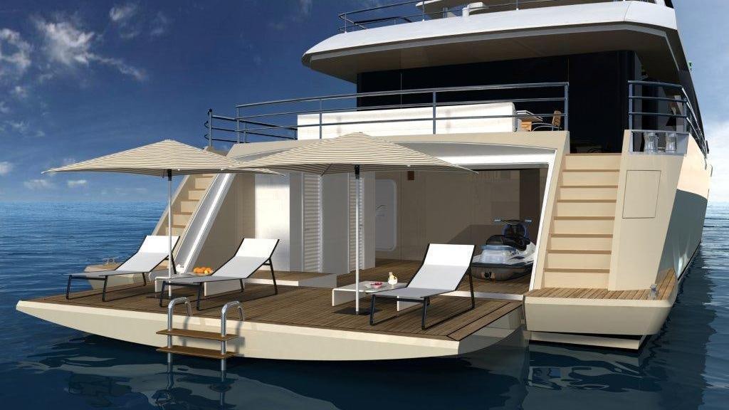 a boat on the water aboard LA PELLEGRINA 1 Yacht for Charter