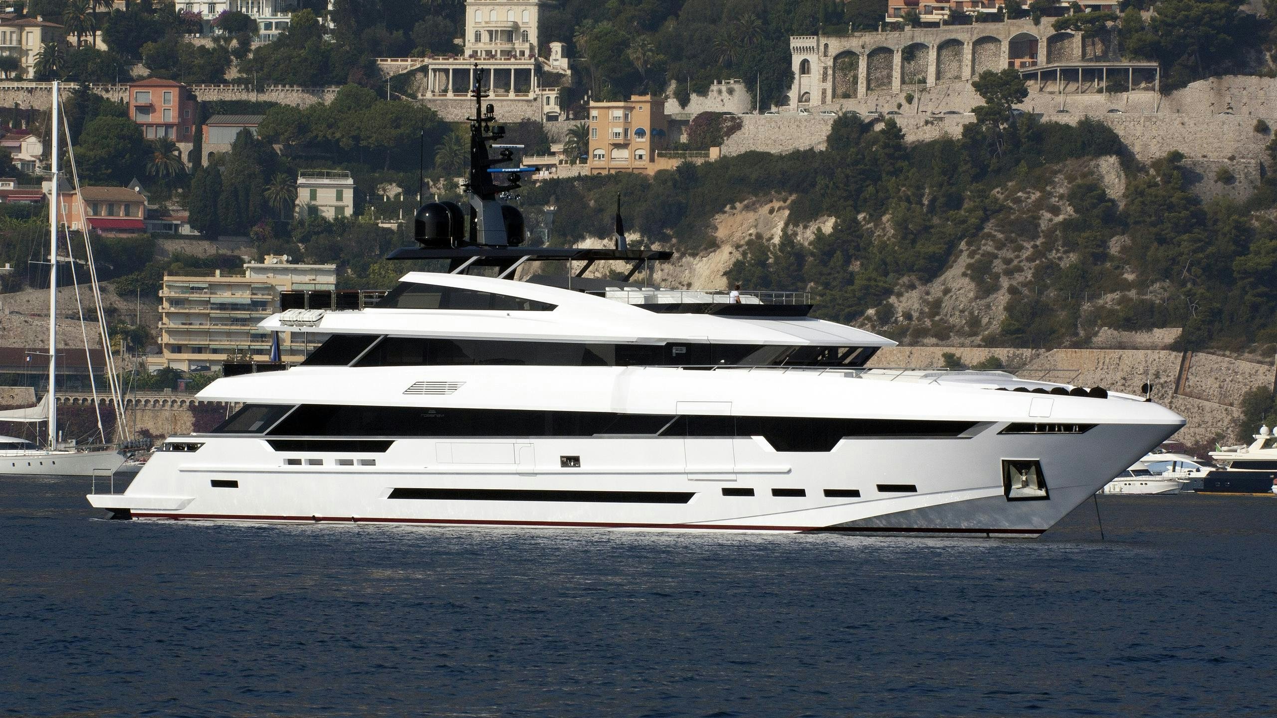 a yacht in the water aboard PARILLION Yacht for Charter