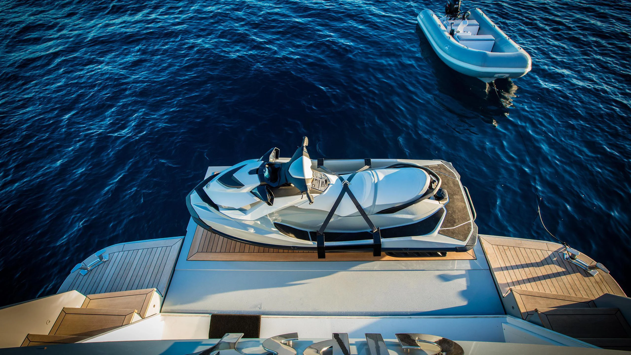 a boat on the water aboard ALALYA Yacht for Charter