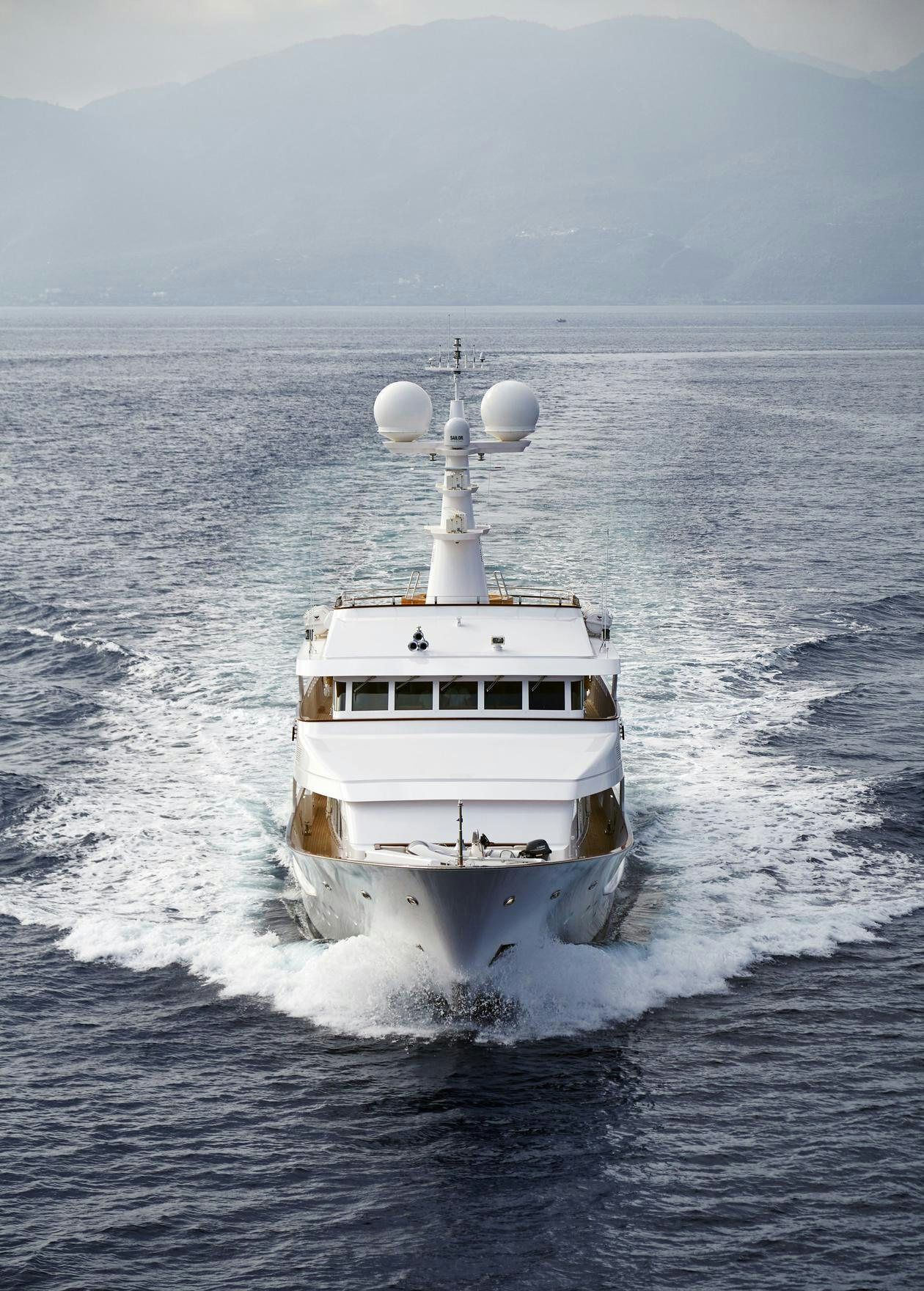 a boat on the water aboard ANCALLIA Yacht for Charter