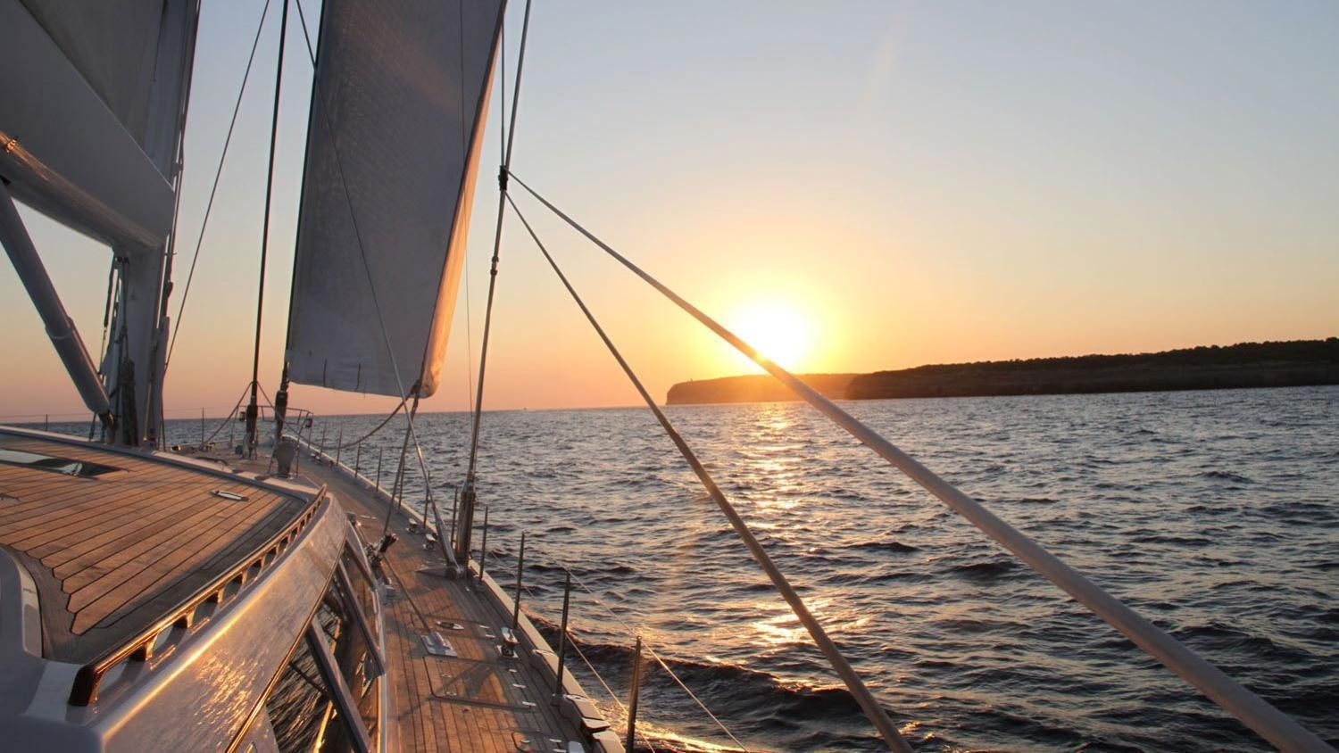a boat on the water aboard CAVALLO Yacht for Charter