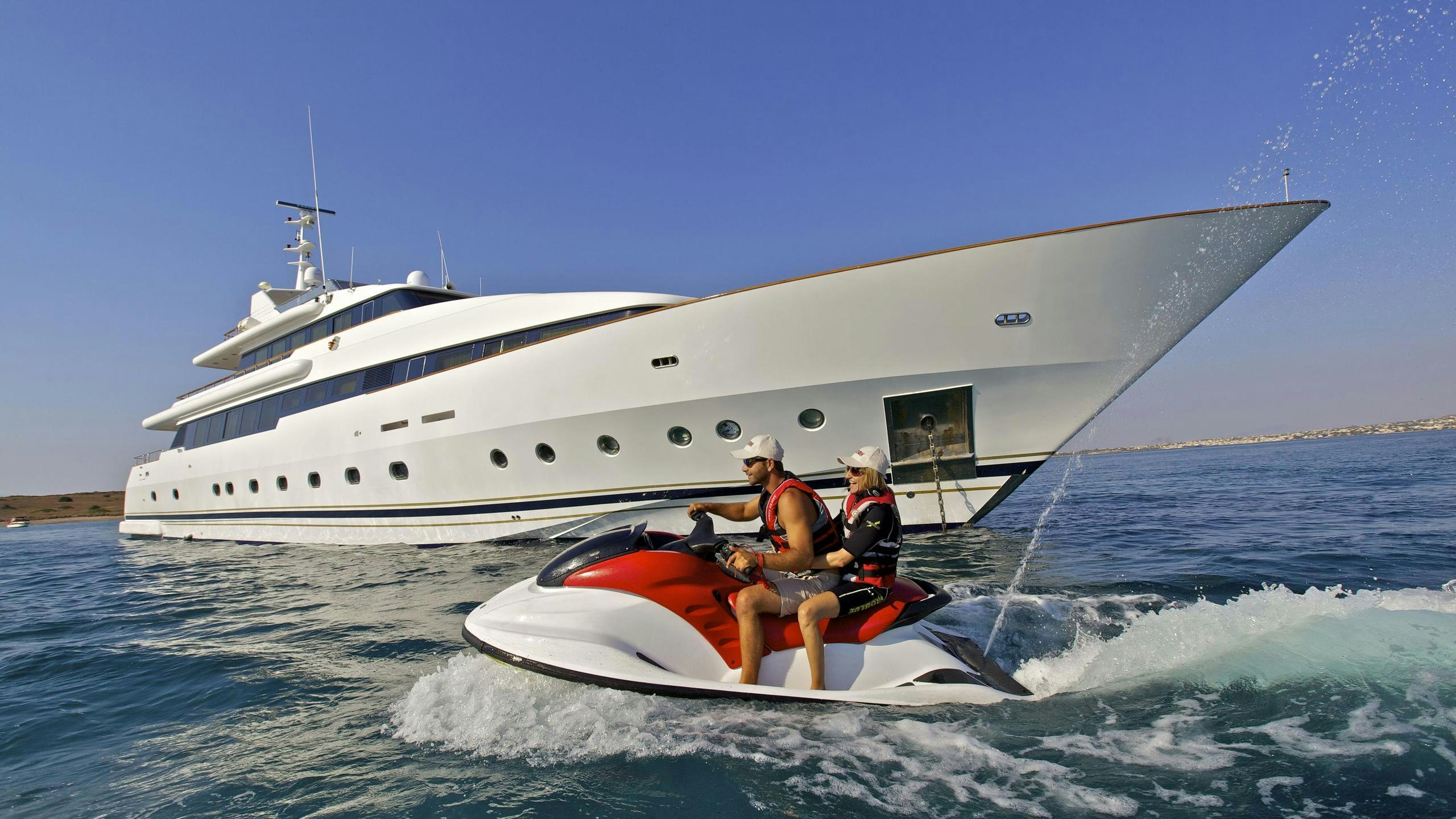 a group of people on a boat aboard O'RION Yacht for Charter