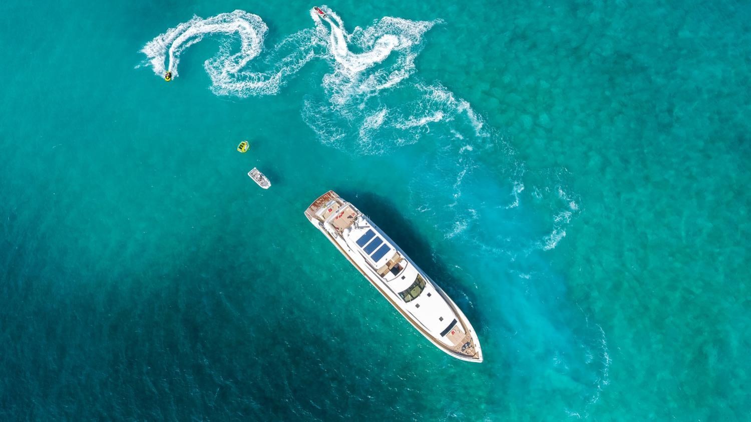 a boat in the water aboard ARION Yacht for Charter