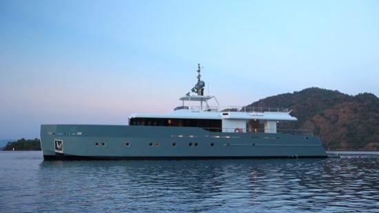 a large ship on the water aboard ONLY NOW Yacht for Charter