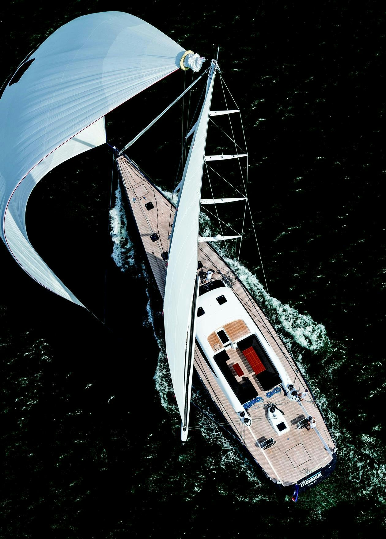 a space shuttle in outer space aboard INUKSHUK Yacht for Charter