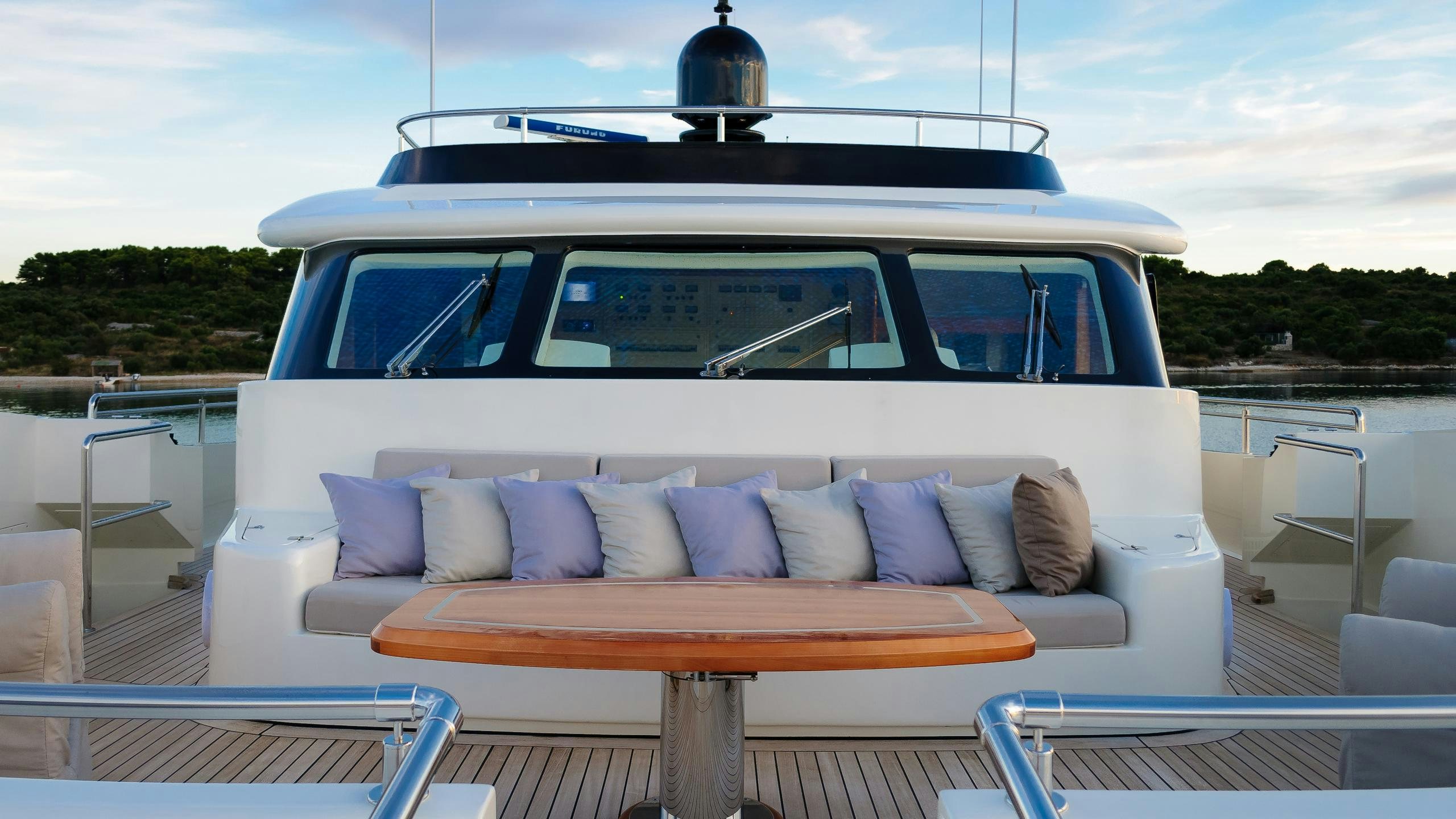 a boat on a boat aboard NOVELA Yacht for Charter