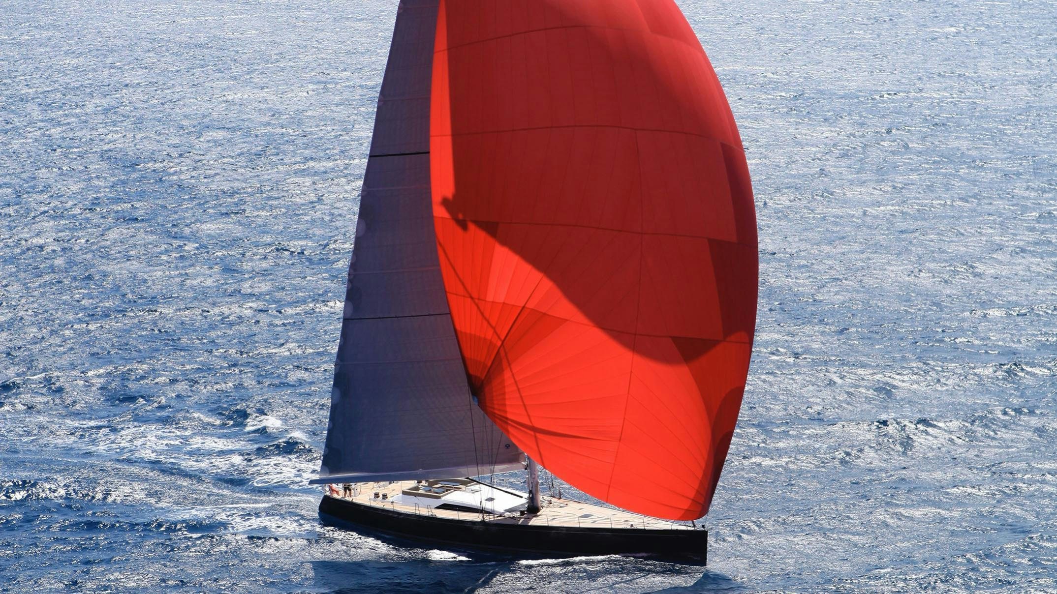 a boat on the water aboard YCH2 Yacht for Charter