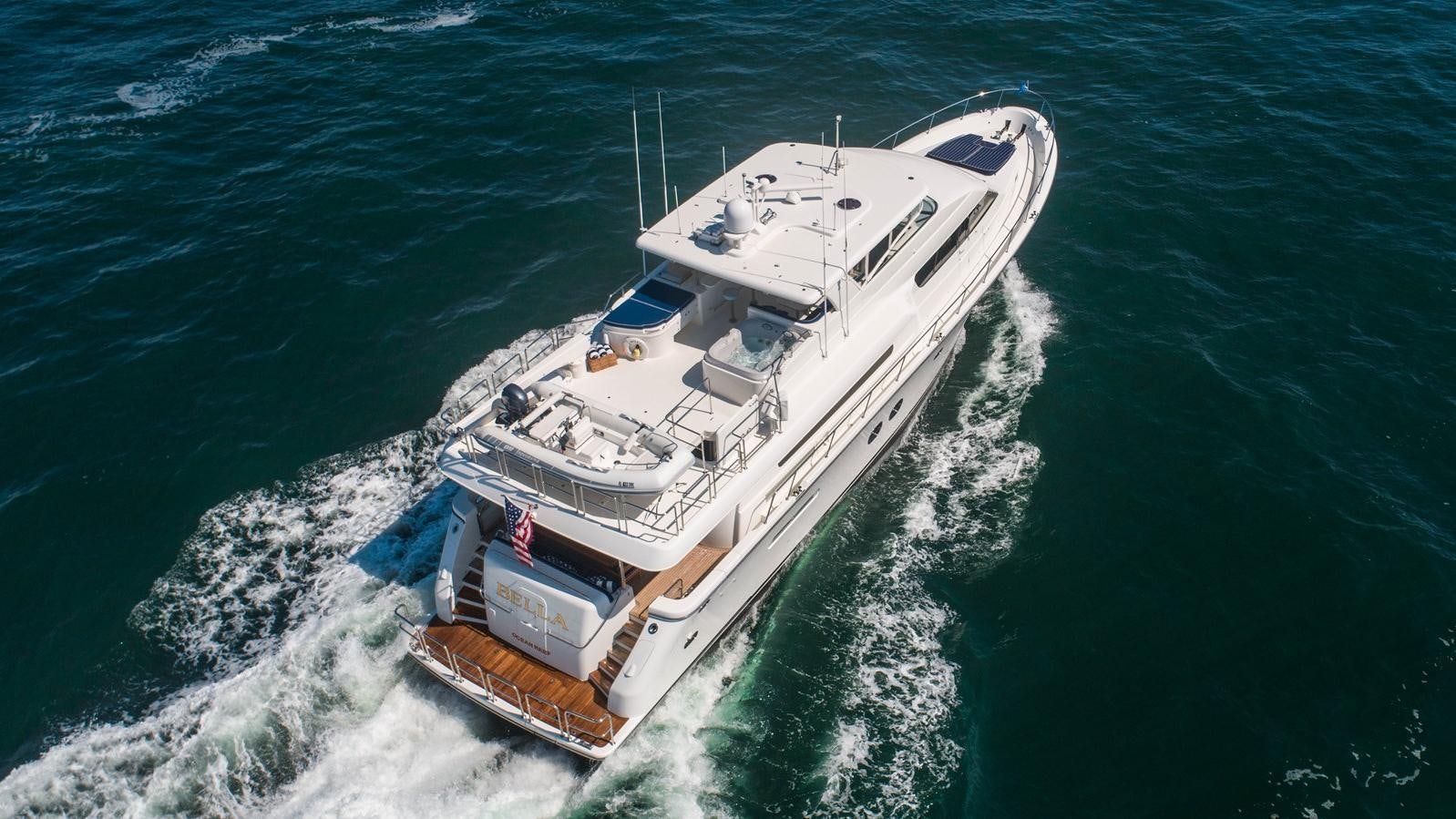 a ship in the water aboard TRANQUILITY Yacht for Charter