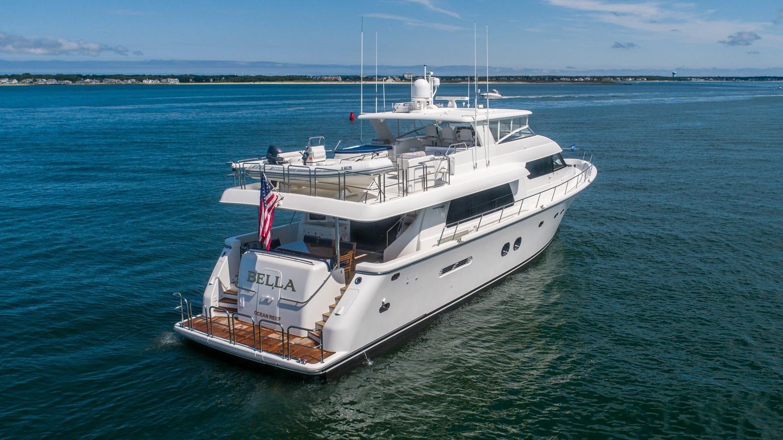 a boat in the water aboard TRANQUILITY Yacht for Charter