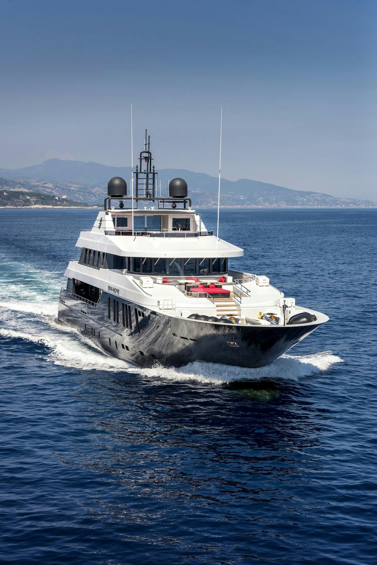 a boat on the water aboard THANUJA Yacht for Charter