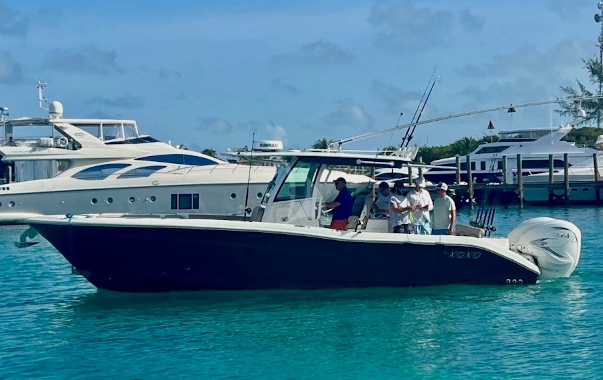 a boat with people on it aboard MARGATE Yacht for Charter