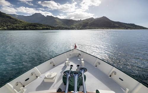 a boat on the water aboard ASKARI Yacht for Charter