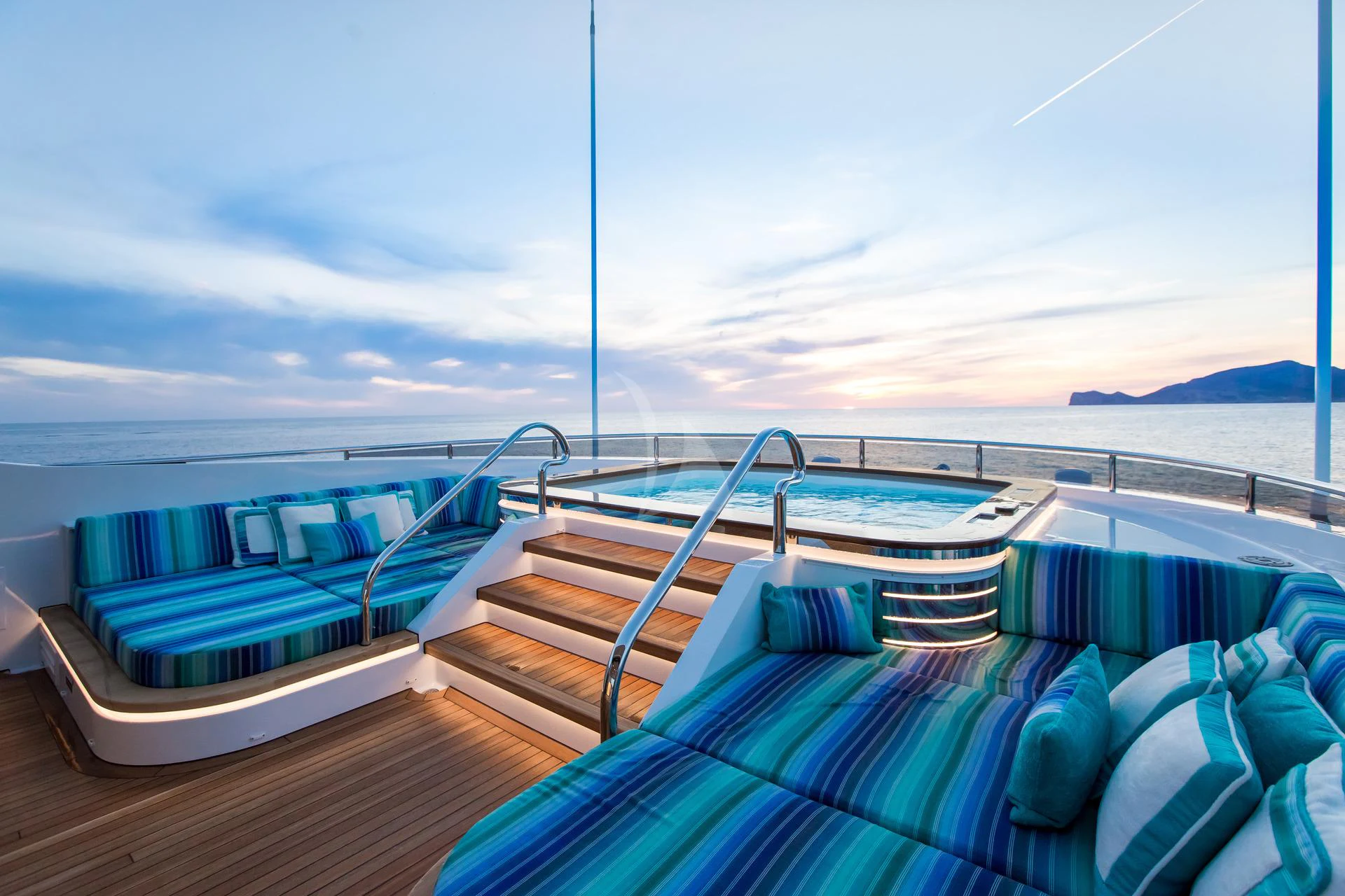 a boat on the water aboard LADY LI Yacht for Charter