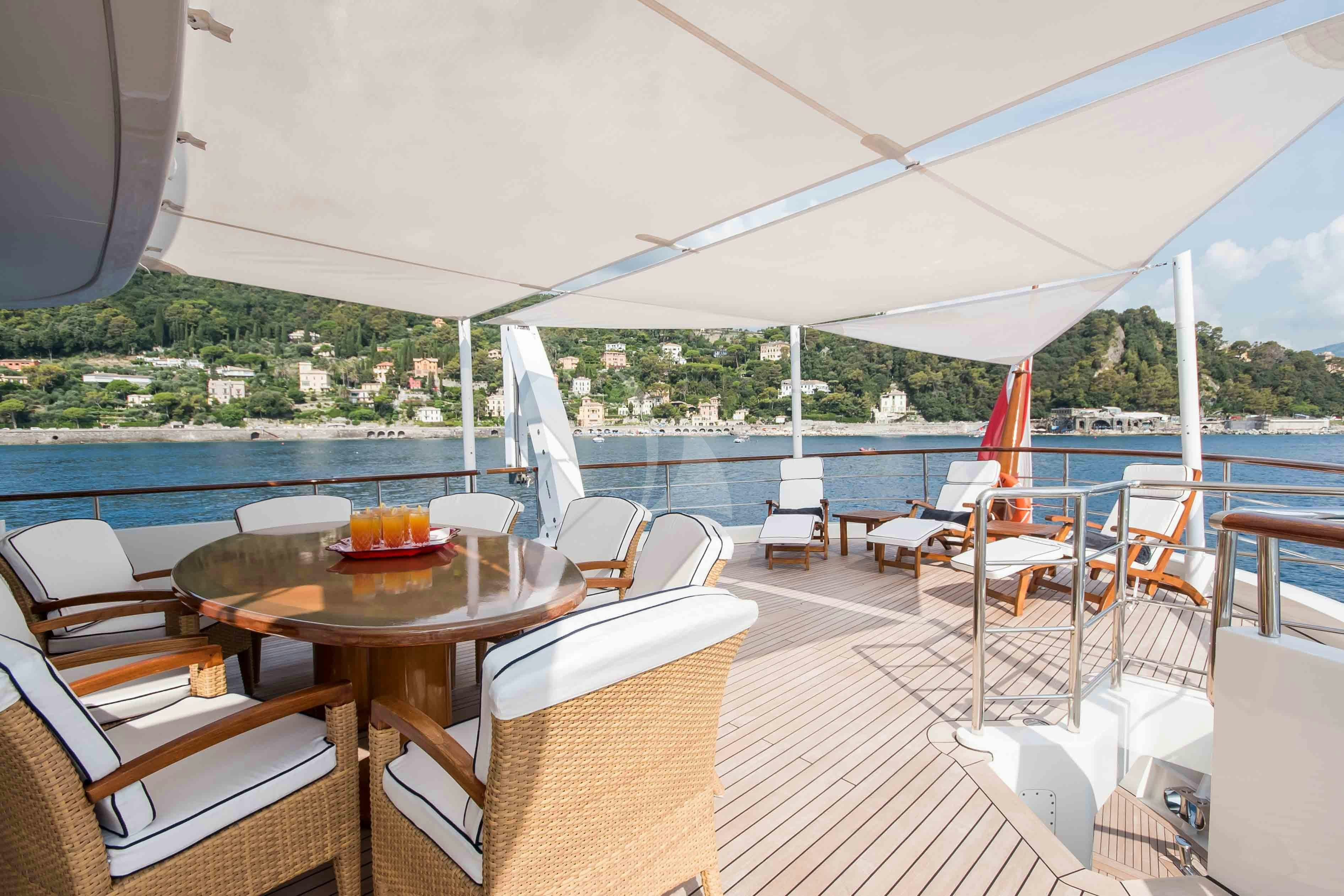 a boat on the water aboard ELENI Yacht for Charter