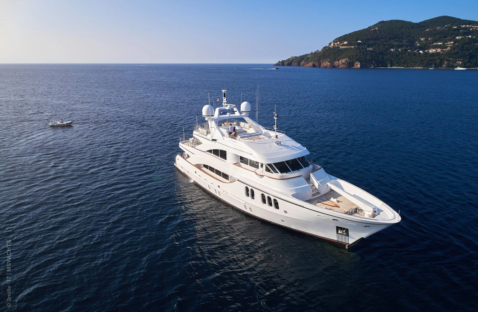 a boat in the water aboard SEA SHELL Yacht for Charter