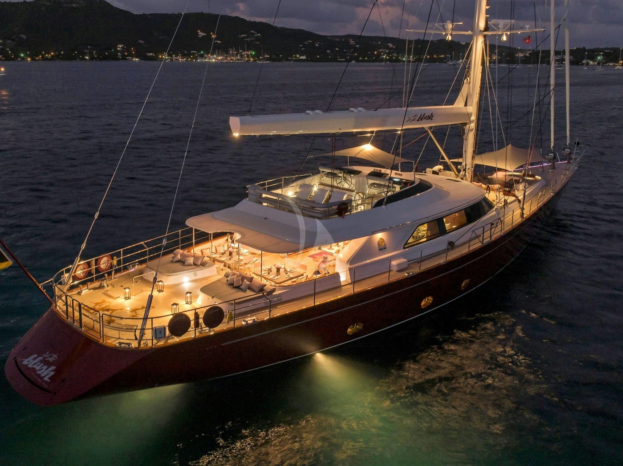a boat on the water aboard MARE NOSTRUM Yacht for Charter