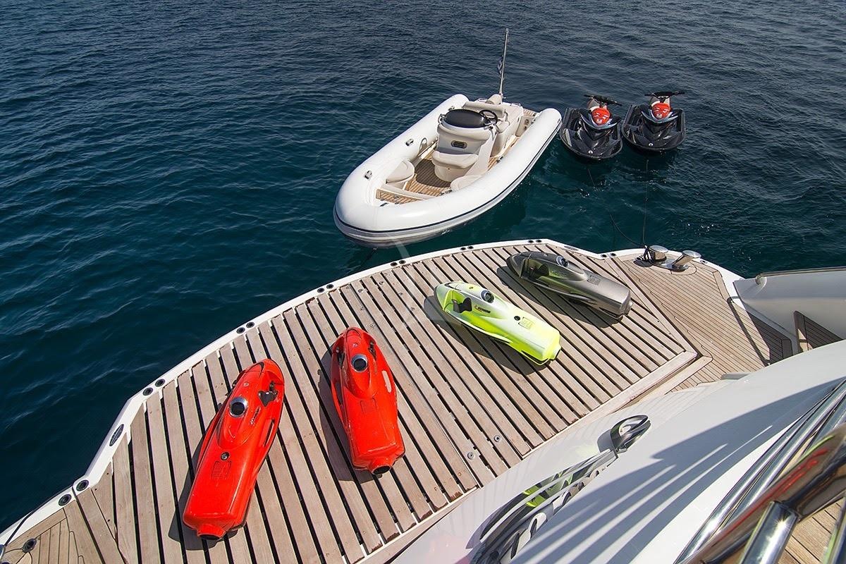a boat on the water aboard PATHOS Yacht for Charter